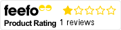 Our customer Feefo rating Feefo logo