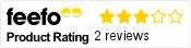 Our customer Feefo rating Feefo logo