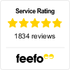 Our customer Feefo rating