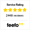 Our customer Feefo rating