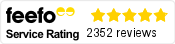Our customer Feefo rating