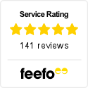 Feefo customer rating