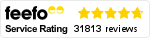 Feefo star ratings