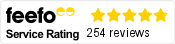 Feefo review badge